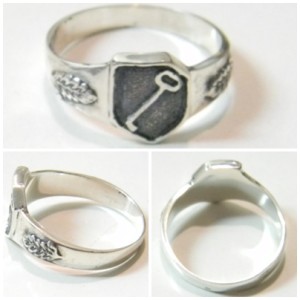 Leibstandarte SS Adolf Hitler silver ring
