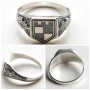 German 1st Infantry Division Silver Ring