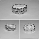 Paratrooper silver ring