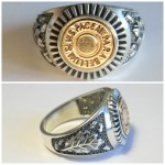 Si vis pacem, para bellum gold ring