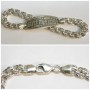 Silver bracelet  Gott mit uns