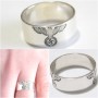 WW II Reichsadler of Nazi Germany silver ring