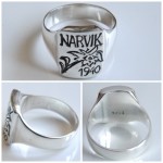 WWI Narvik Silver Ring