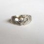 Airborne Paratrooper with Skull Sterling Silver Ring