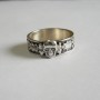 Wehrmacht ring Skull with oak leaf