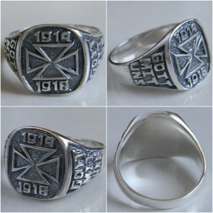 Rings German Iron Cross Silver