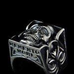 Sterling Silver Skull Memento Mori Ring