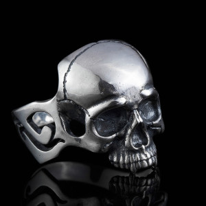 Skull Sterling Silver Biker Men’s Rings