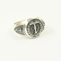 WW II German silver ring Ahnenerbe